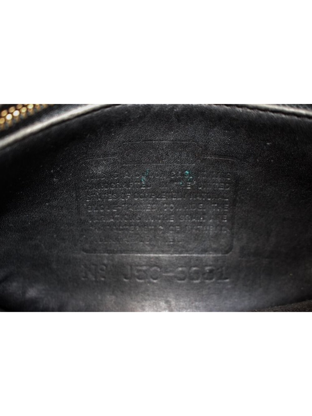 Coach Vintage - Watson Crossbody Bag 9981 in Black, USA 1995 + Hangtag - Picture 4 of 16